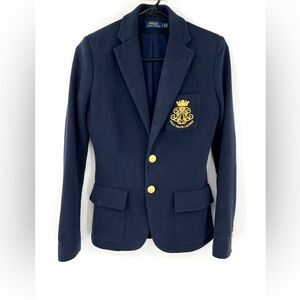 Polo Ralph Lauren Soft Navy Suit Business Blazer